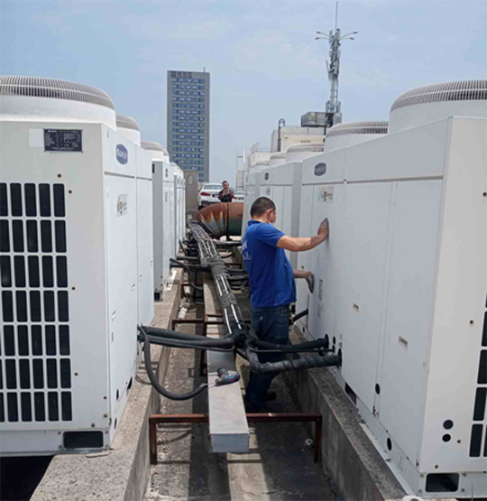 汪清中央空调制热和不制冷系统维修方法